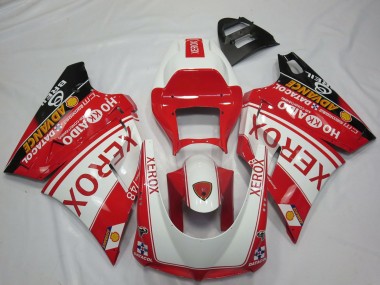 Carenados Moto Ducati 748 916 996 998 1993-2005 - Blanco Rojo Negro Brillante Xerox
