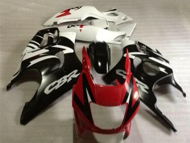 Carenados Moto Honda CBR600 F3 1995-1996 - Blanco Rojo Negro Brillante