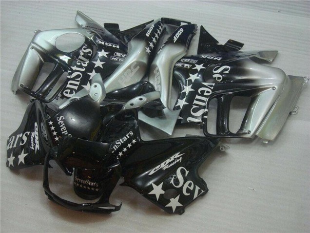 Carenados Moto Honda CBR600 F3 1995-1996 - Plata Negro Brillante SevenStars
