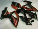 Carenados Moto Suzuki GSXR 600/750 2006-2007 - Negro Brillante Rojo