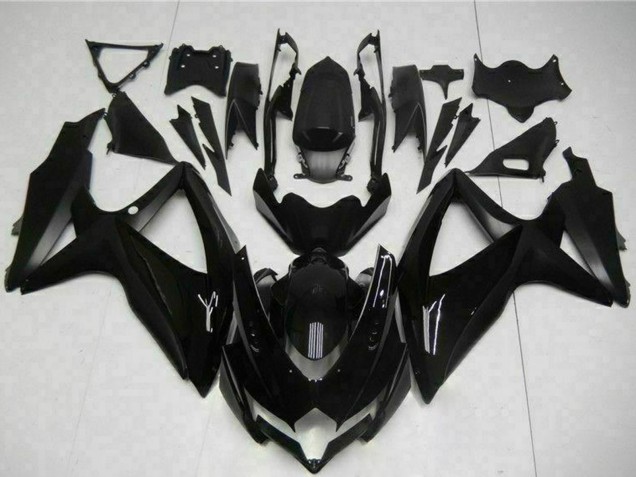 Carenados Moto Suzuki GSXR 600/750 2008-2010 - Negro Brillante Negro Mate
