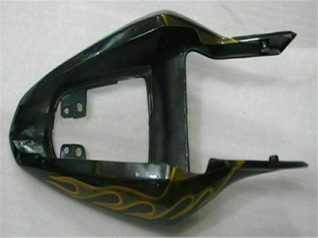 Carenados Moto Suzuki GSXR 1000 2003-2004 - Negro Brillante Oro Llama