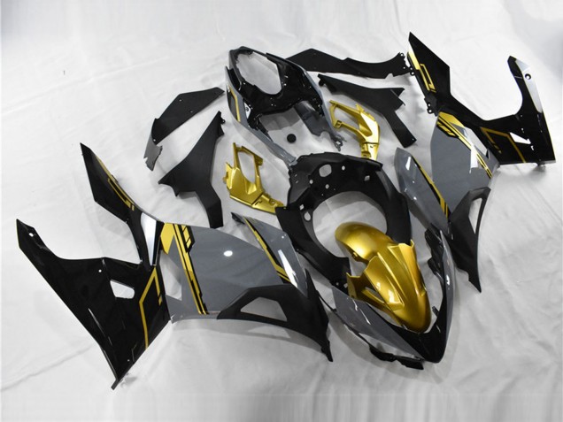 Carenados Moto Kawasaki Ninja 400 2018-2024 - Nardo Gris Oro Negro