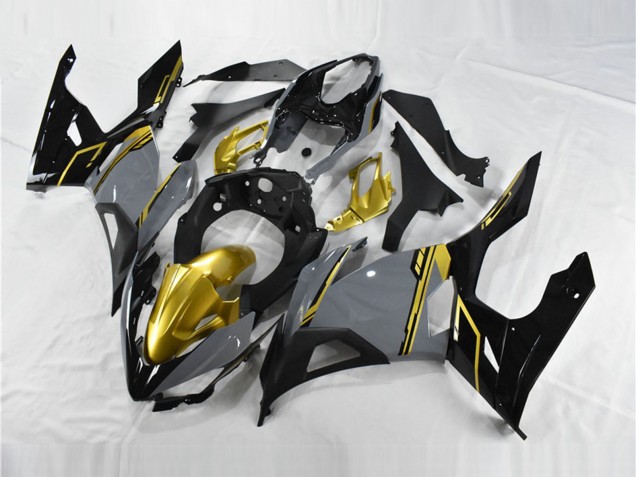 Carenados Moto Kawasaki Ninja 400 2018-2024 - Nardo Gris Oro Negro