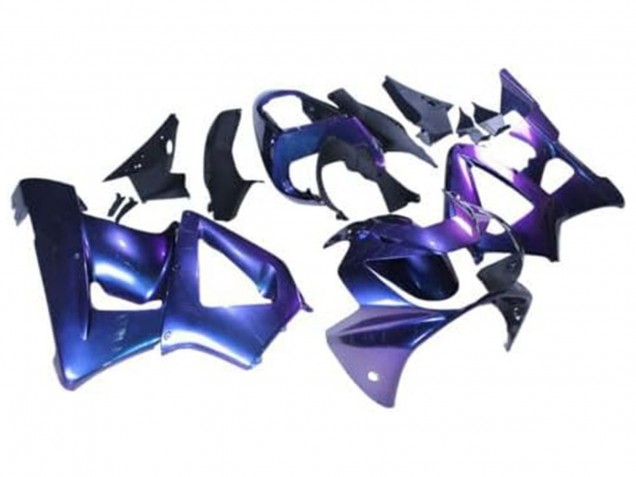 Carenados Moto Honda CBR900RR 929 2000-2001 - Camaleón Azul Púrpura