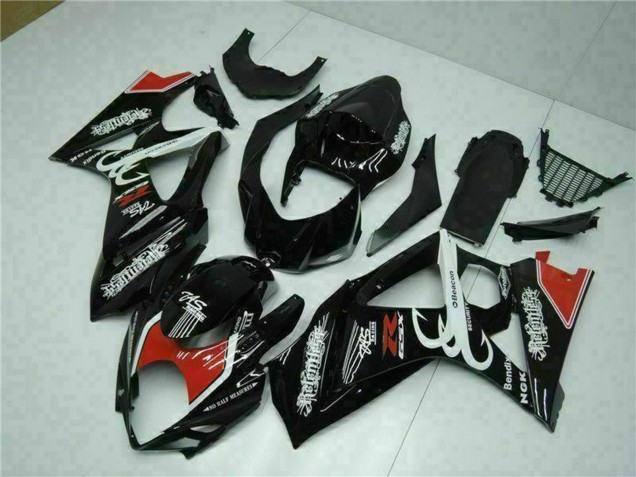 Carenados Moto Suzuki GSXR 1000 2007-2008 - Negro Brillante Rojo Blanco