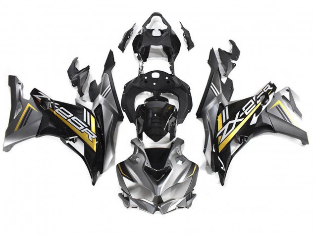 Carenados Moto Kawasaki ZX25R ZX-25R 2019-2025 - Gris Oro Negro Brillante