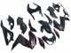 Carenados Moto Kawasaki Z250/Z300 2015-2016 - Negro Brillante Rojo Plata