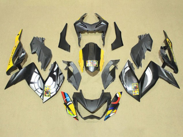 Carenados Moto Kawasaki Z250/Z300 2015-2016 - Gris Amarillo Azul Rojo Blanco