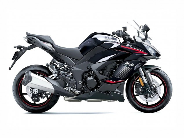 Carenados Moto Kawasaki Z1000SX 2020-2025 - Negro Plata Ninja
