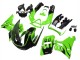 Carenados Moto Kawasaki ZZR400 1993-2007 - Verde Negro Brillante Llama