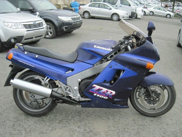Carenados Moto Kawasaki ZZR1100 1990-1992 - Azul Azul Oscuro