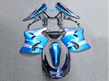 Carenados Moto Kawasaki ZZR1100 1993-2003 - Azul Brillante Gris