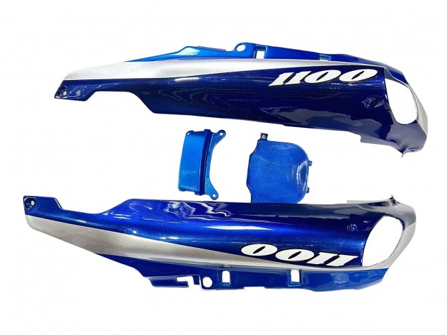 Carenados Moto Kawasaki ZZR1100 1993-2003 - Azul Plata Negro