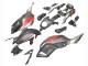 Carenados Moto Yamaha MT07/FZ07 2012-2017 - Gris Rojo