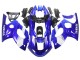 Carenado Moto Yamaha YZF600R Thundercat 1996-2007 - Azul Blanco Plata