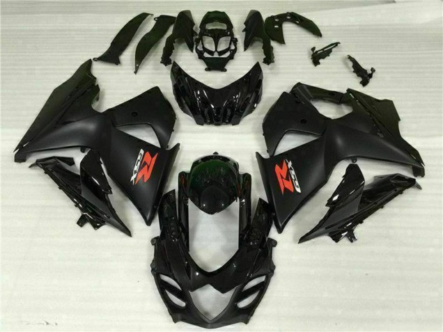 Carenado Moto Suzuki GSXR 1000 2009-2016 - Negro Brillante Negro Mate