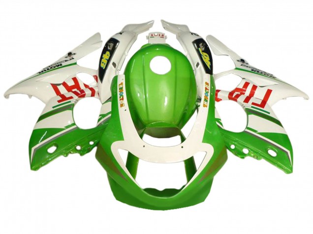 Carenados Moto Yamaha YZF600R Thundercat 1996-2007 - Blanco Verde Fiat