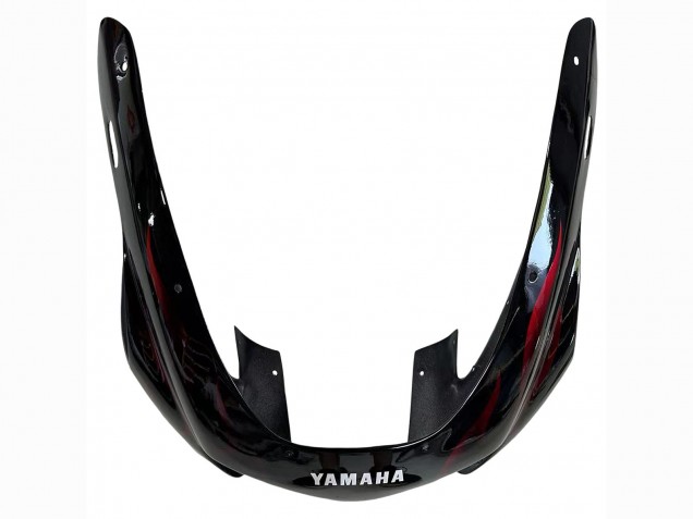 Carenados Moto Yamaha YZF 1000R Thunderace 1997-2007 - Negro Rojo Oscuro Llama