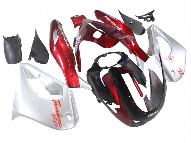 Carenados Moto Yamaha YZF 1000R Thunderace 1997-2007 - Rojo Plata Thunderace