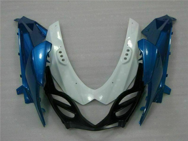 Kits Carenados ABS Suzuki GSXR 1000 2009-2016 - Blanco Azul Negro