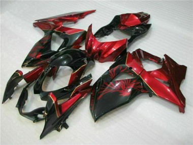 Carenados Moto Suzuki GSXR 1000 2009-2016 - Rojo Negro Brillante