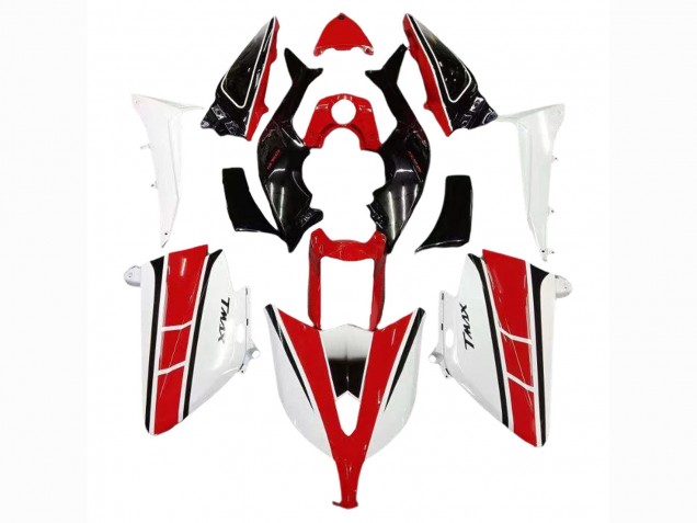 Carenados Moto Yamaha TMAX530 2012-2014 - Rojo Blanco Negro