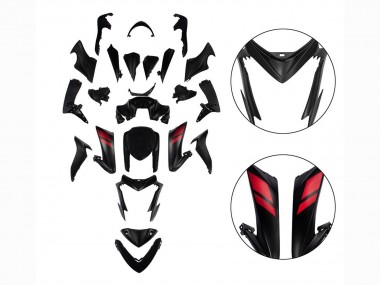 Carenados Moto Suzuki GSX-S 1000 2015-2020 - Negro Rojo