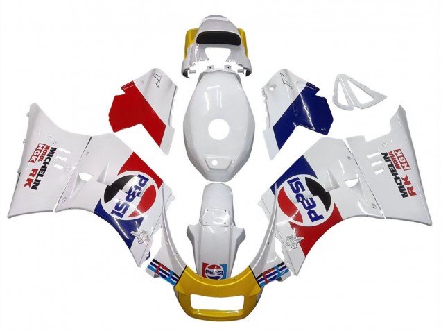 Carenados Moto Suzuki RG400 RG500 RG400/500 1984-1987 - Blanco Rojo Azul Amarillo Motul Michelin Pepsi