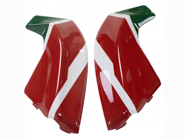 Carenados Moto Ducati Panigale V2 2020-2024 - Blanco Rojo Verde Negro Mate Corse 21
