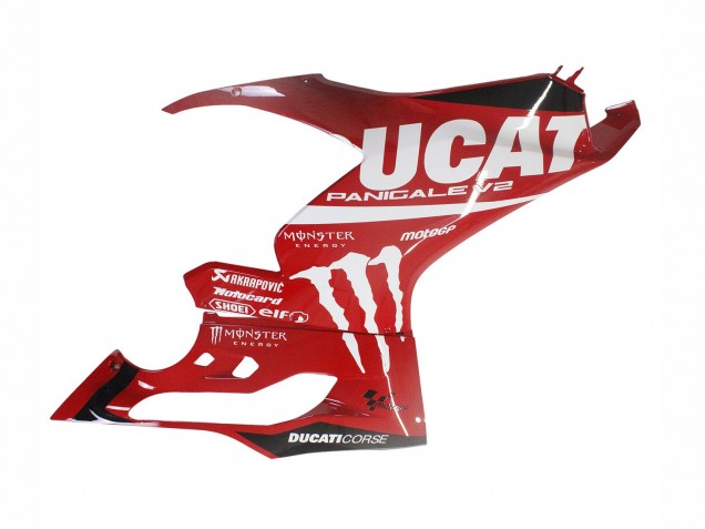 Carenados Moto Ducati Panigale V2 2020-2024 - Rojo Negro Brillante Monstruo Corse