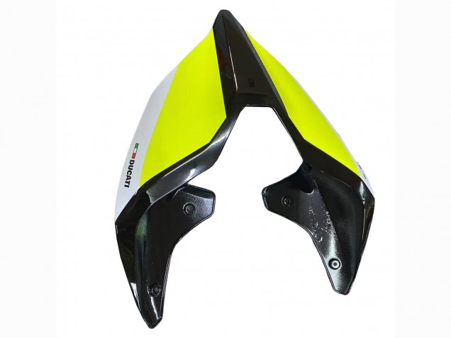 Carenados Moto Ducati Panigale V2 2020-2024 - Blanco Verde Lima Negro Brillante Stein Dinse VR 46