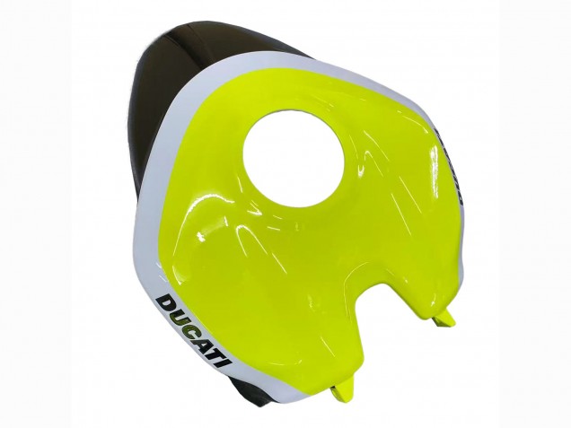 Carenados Moto Ducati Panigale V2 2020-2024 - Blanco Verde Lima Negro Brillante Stein Dinse VR 46