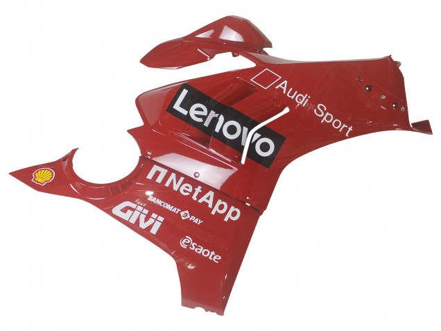 Carenado Moto Ducati Panigale V4 V4S 2020-2021 - Rojo Negro Brillante Lenovo 117