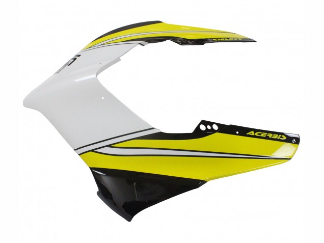 Carenados Moto Ducati Panigale V4 V4S 2020-2021 - Amarillo Blanco Negro Brillante