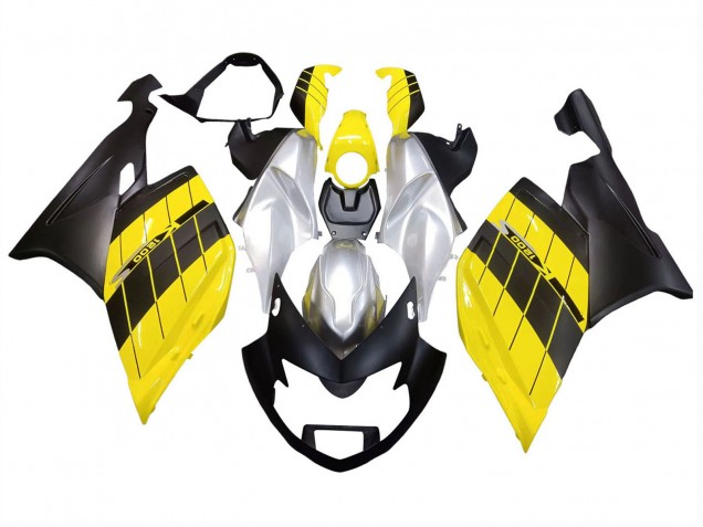Carenados Moto BMW K1200S 2005-2010 - Amarillo Plata Negro Mate