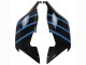 Carenados Moto BMW K1200S 2005-2010 - Negro Brillante Negro Mate Azul Línea