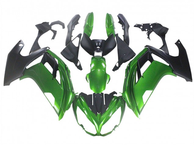 Carenados Moto BMW K1200S 2005-2010 - Verde Negro Mate