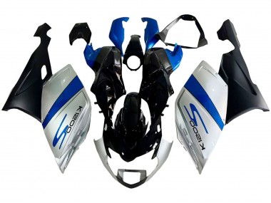 Carenado Moto BMW K1200S 2005-2010 - Plata Azul Negro