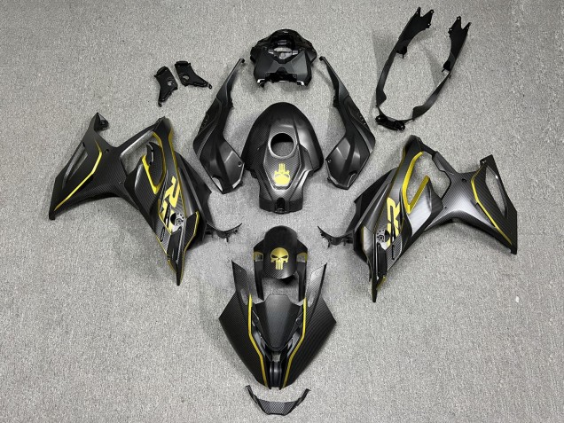 Carenados Moto BMW S1000RR 2023-2024 - Oro Negro FibraCarbono