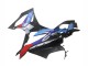 Carenado Moto BMW S1000RR 2023-2024 - Negro Azul Rojo
