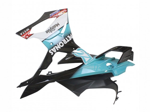 Carenados Moto BMW S1000RR 2023-2024 - Azul Claro Negro Mate Petronas