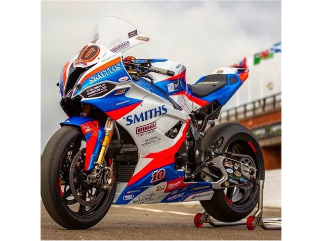 Carenados Moto BMW S1000RR 2019-2022 - Blanco Azul Rojo Smiths