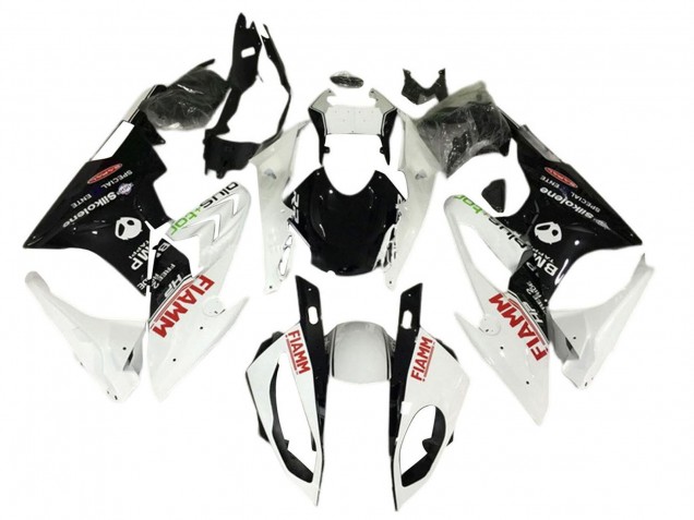 Carenados Moto BMW S1000RR 2017-2018 - Blanco Negro Fiamm