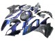 Carenados Moto BMW S1000RR 2015-2016 - Gradiente Púrpura Azul Falsificado FibraCarbono