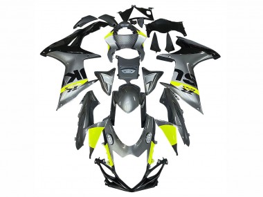 Carenados Moto Suzuki GSXR 600 / GSXR 750 2011-2024 - Plata Amarillo Negro