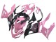 Carenados Moto Kawasaki Ninja 400 2018-2024 - Rosa Negro Mate Honeycomb