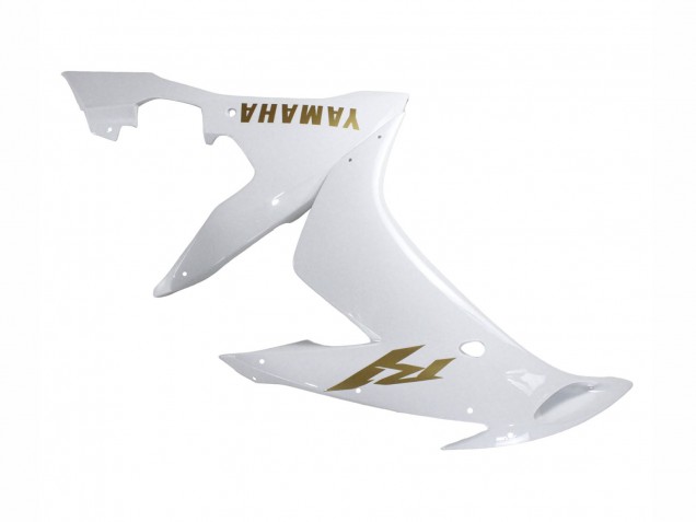 Carenados Moto Yamaha YZF 1000 R1 2004-2006 - Blanco Oro Calcomanías