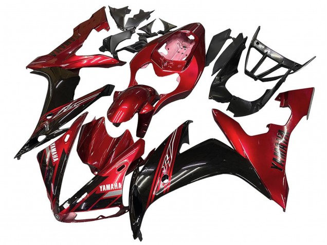 Carenados Moto Yamaha YZF 1000 R1 2004-2006 - Rojo Negro Brillante