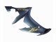 Carenados Moto Yamaha YZF 1000 R1 2004-2006 - Azul Oscuro Oro Calcomanías